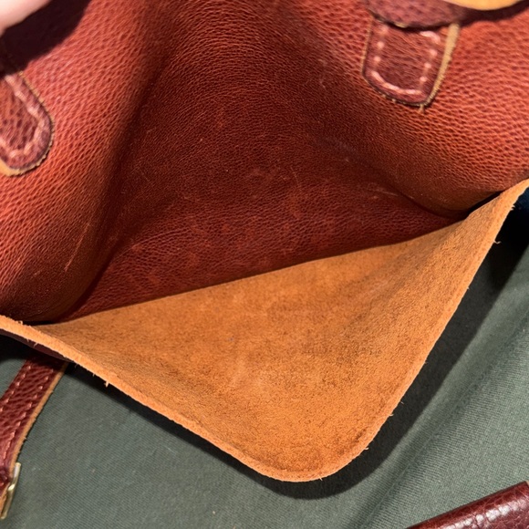 Portland Leather Rich Brown Shoulder Bag, Wallet, Tassel and Insert - Picture 6 of 13